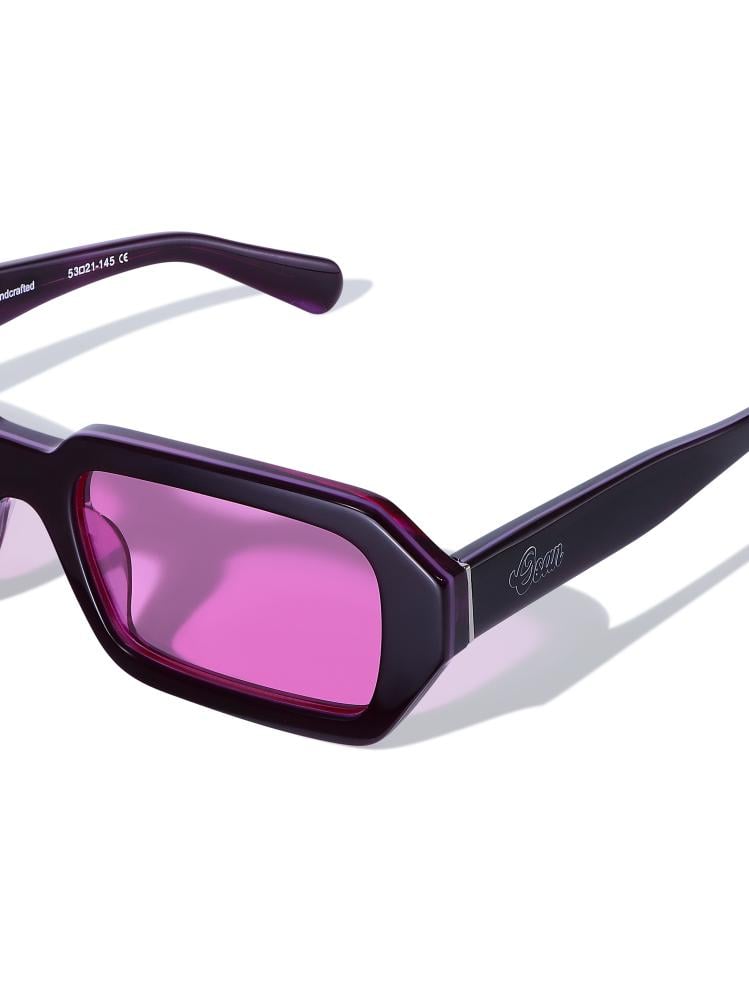 Pink Velvet — Statement Acetate Sunglasses