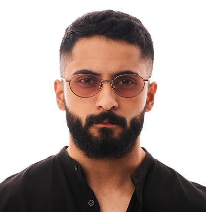 North Metal Oval Sunglasses — UV-400 Protection, Lightweight Design