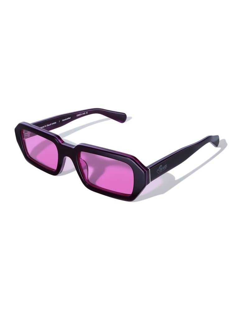 Pink Velvet — Statement Acetate Sunglasses