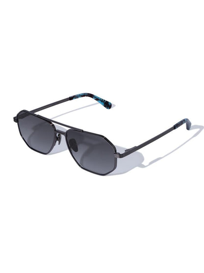 Osan 8PM Sunglasses — Sleek Dark Metallic Style with Premium Clarity