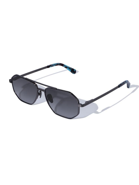 Osan 8PM Sunglasses — Sleek Dark Metallic Style with Premium Clarity
