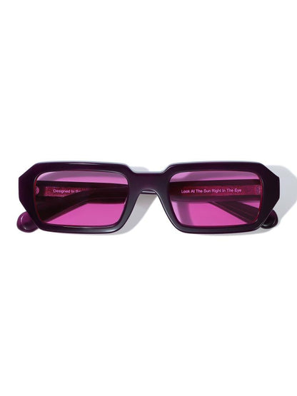 Pink Velvet — Statement Acetate Sunglasses