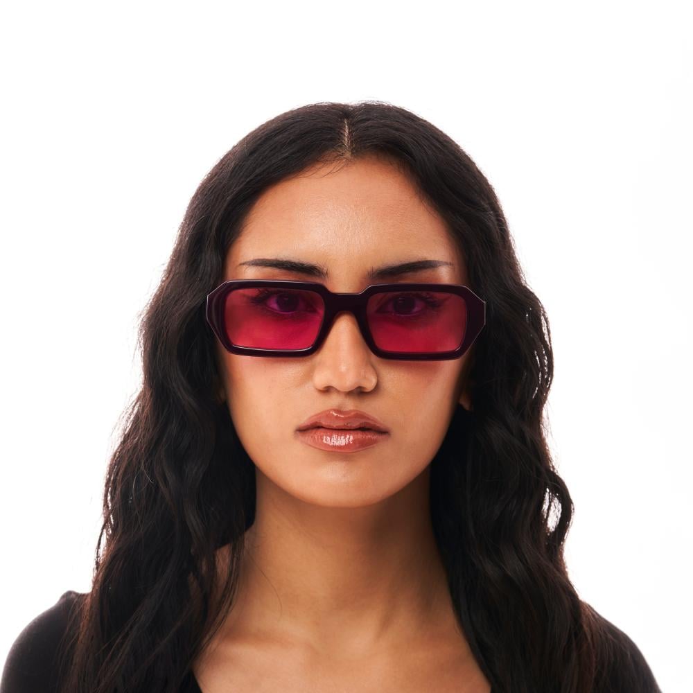 Pink Velvet — Statement Acetate Sunglasses